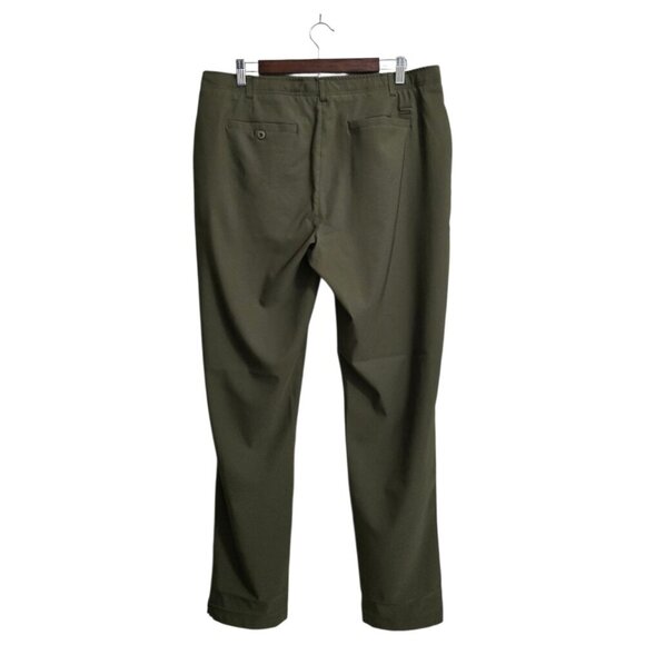 Three Sixty Six Quick Dry Light Weight Golf Pants In Olive Green Sz 16 - Picture 6 of 9
